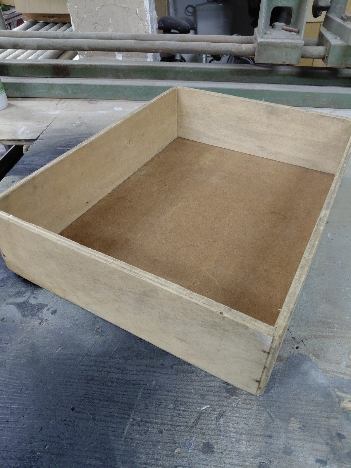 Houten magazijnbakjes 510x390x120, Ophalen