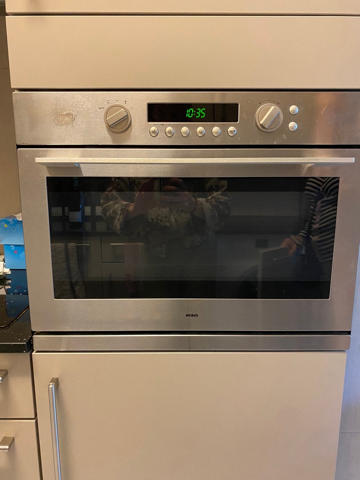 Combi oven-microgolfoven, Ophalen, Combi-oven, Zo goed als nieuw, Inbouw