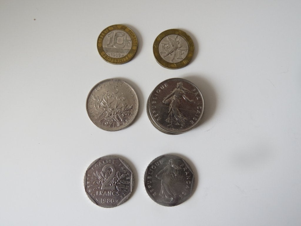 Frankrijk set munten 1960-1996 Lijst zie beschrijving, Postzegels en Munten, Ophalen of Verzenden, Frankrijk
