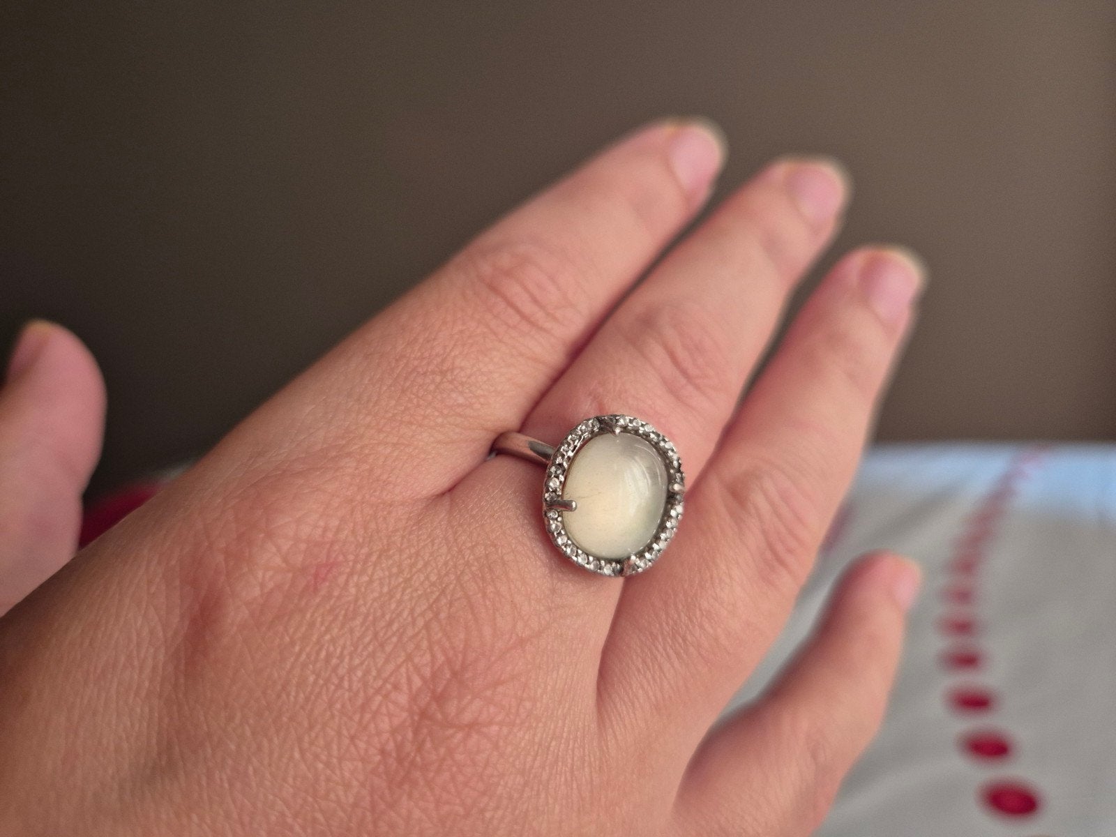 Mooie zilveren ring maat 56, Bijoux, Sacs & Beauté, Bagues, Enlèvement
