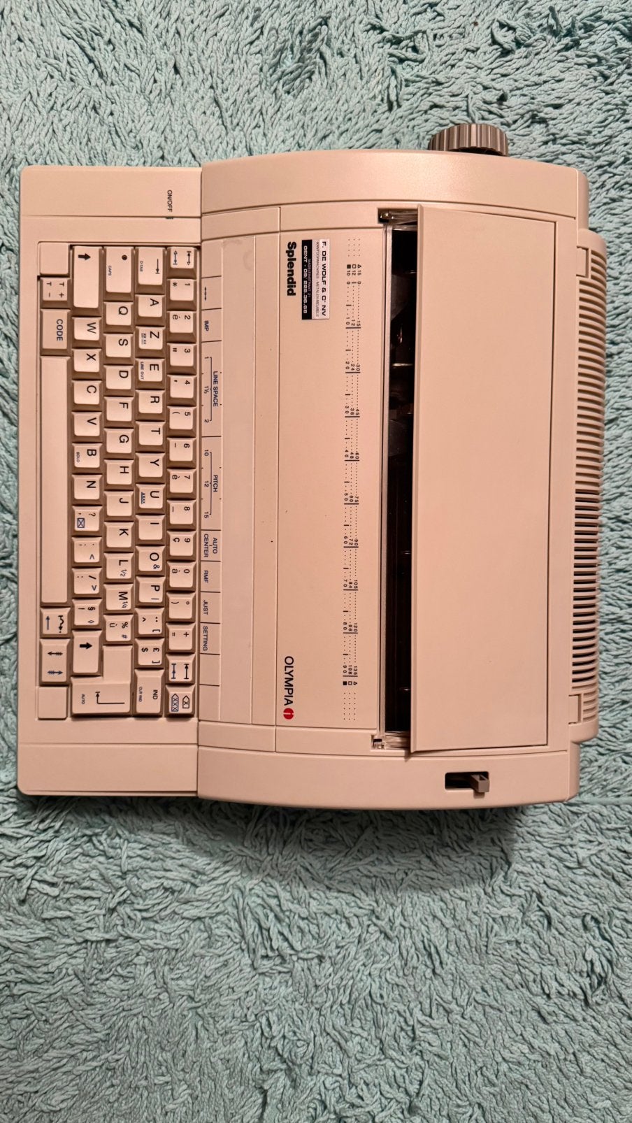 Olympia Splendid/MD elektronische typemachine – vintage, Ophalen