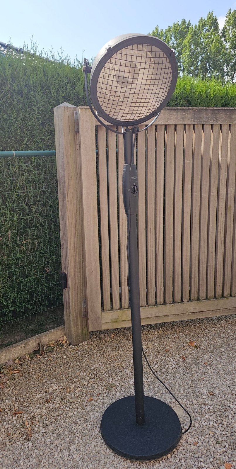 Radiateur de terrasse noir Sunred au look rétro, Enlèvement
