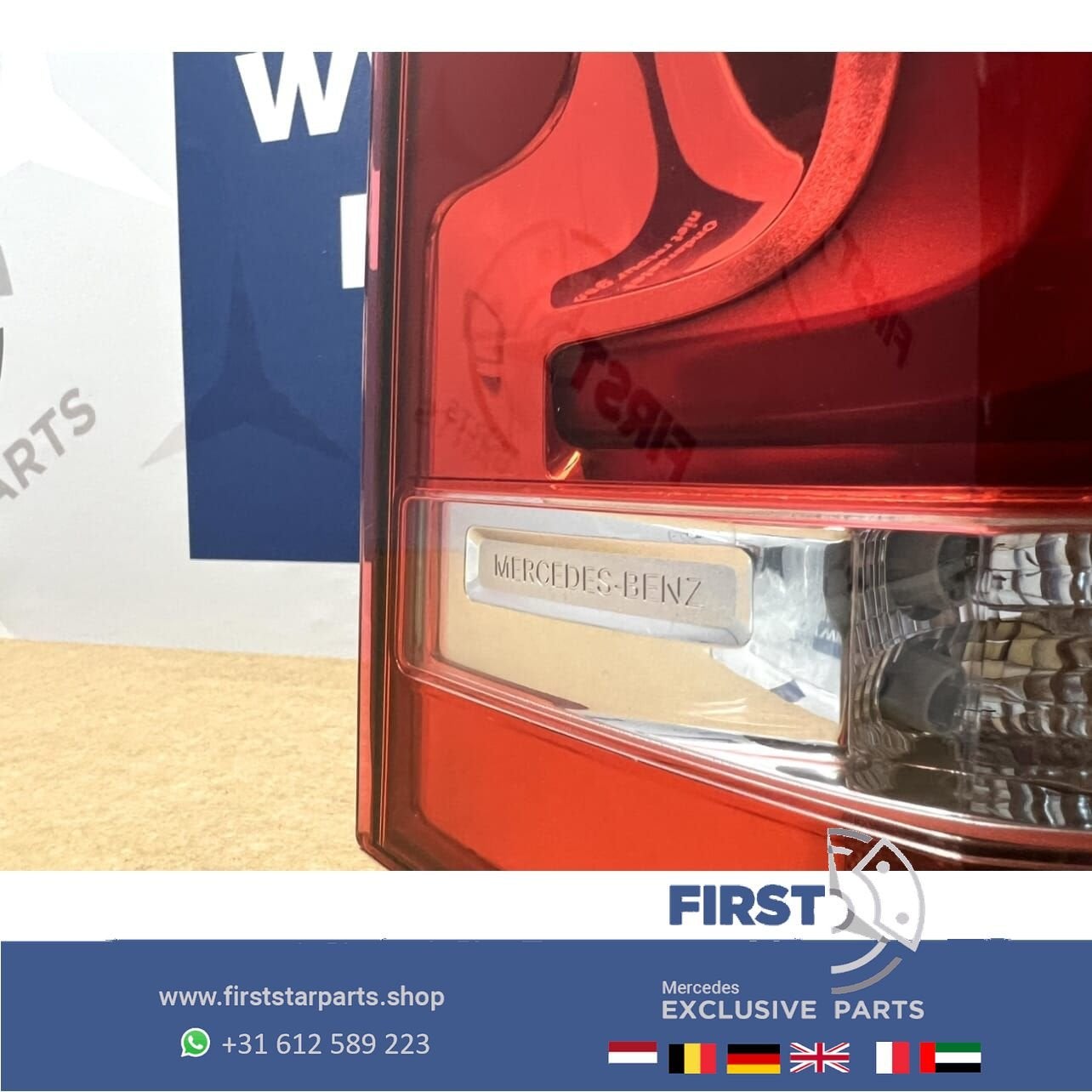 W447 V KLASSE FACELIFT VOL LED ACHTERLICHT LINKS Mercedes VK, Utilisé, -, -, Enlèvement ou Envoi