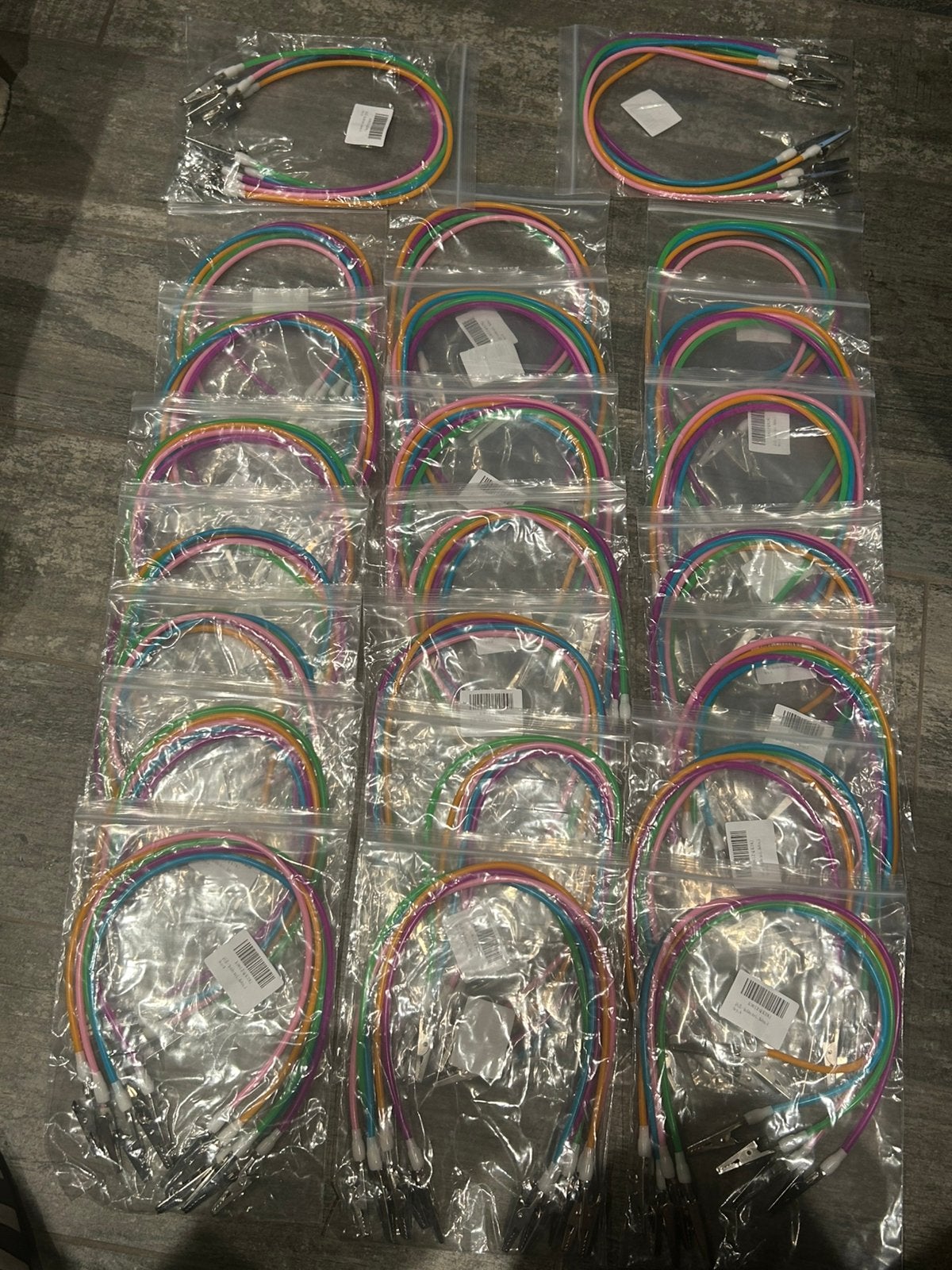 23 x 5 Siliconen testkabels met krokodillenklemmen – Nieuw, Ophalen of Verzenden, Nieuw