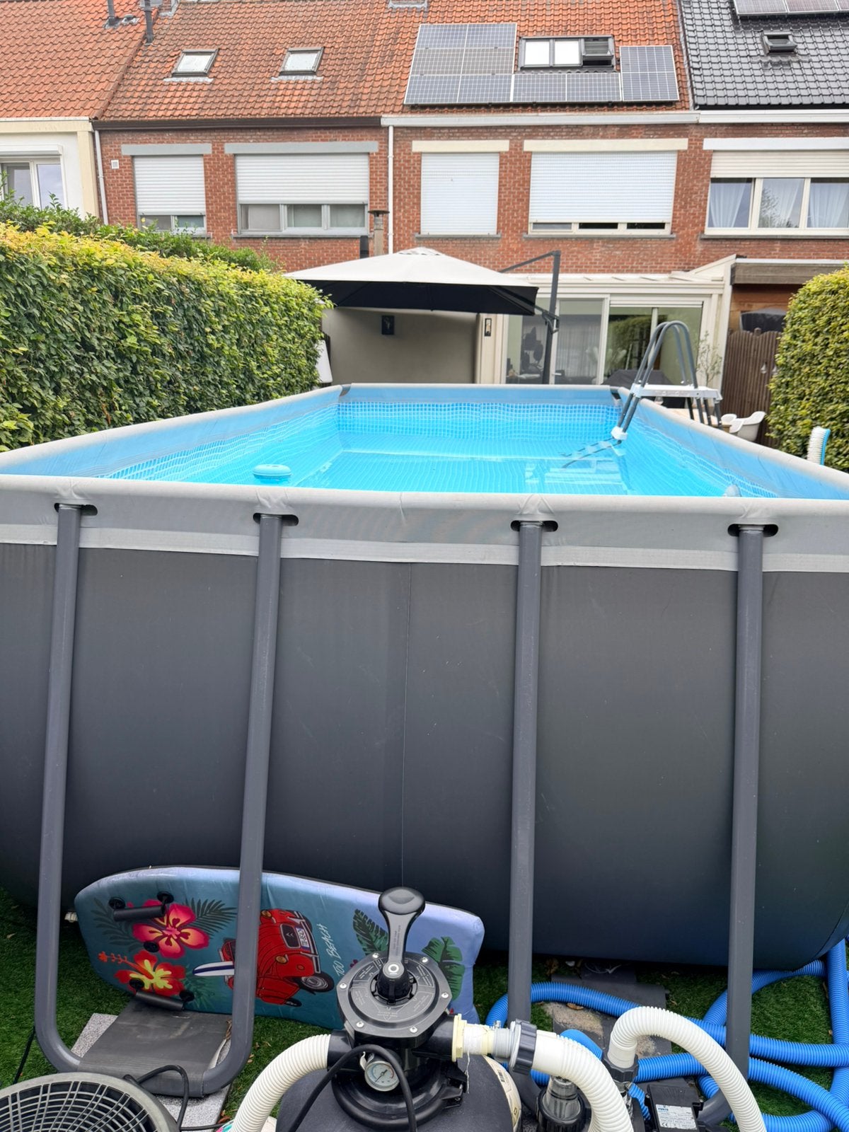 Intex zwembad incl warmtepomp, Ophalen, Zo goed als nieuw