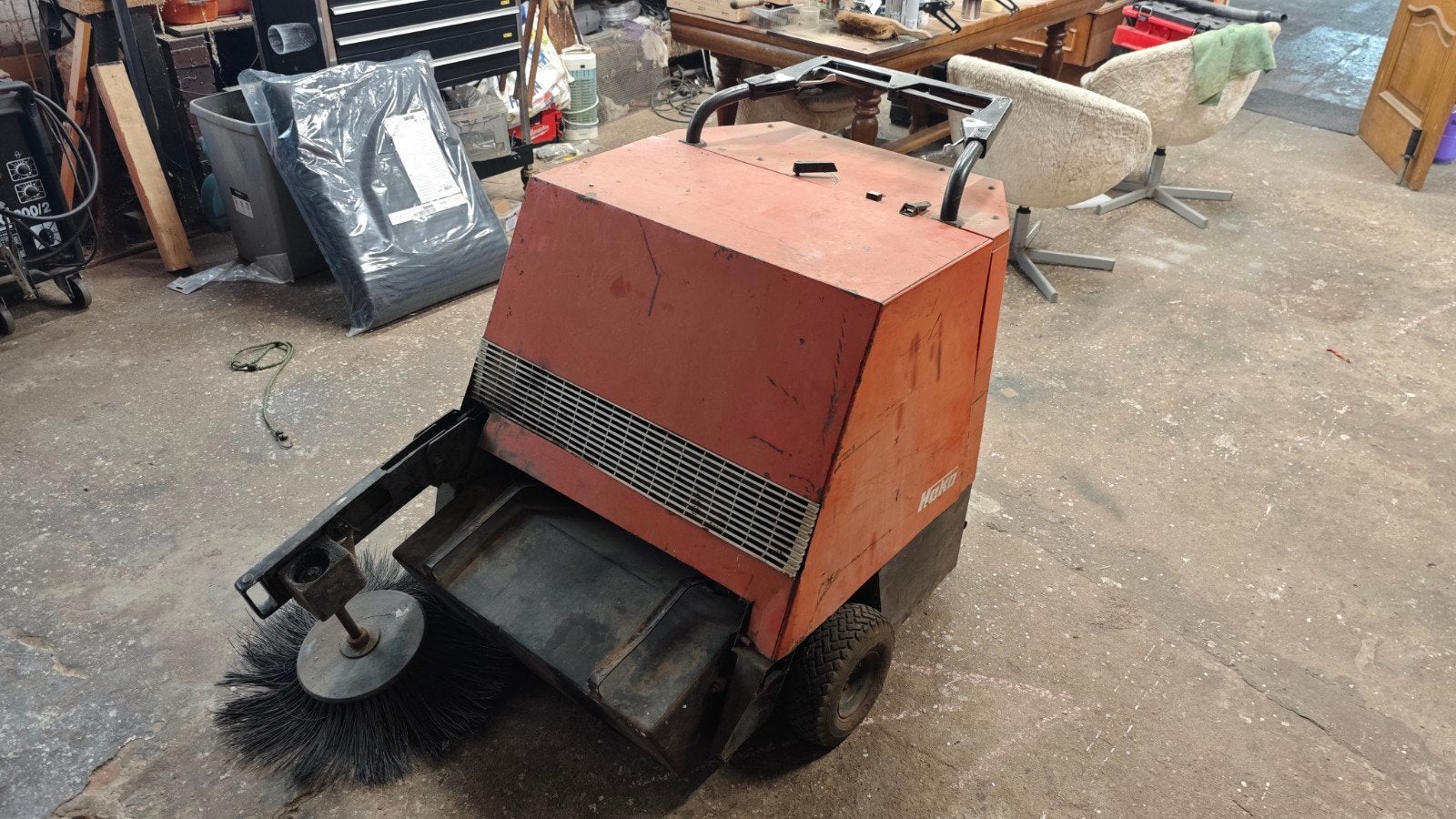 borstel machine Hako Hamster, Ophalen, Gebruikt, Hako