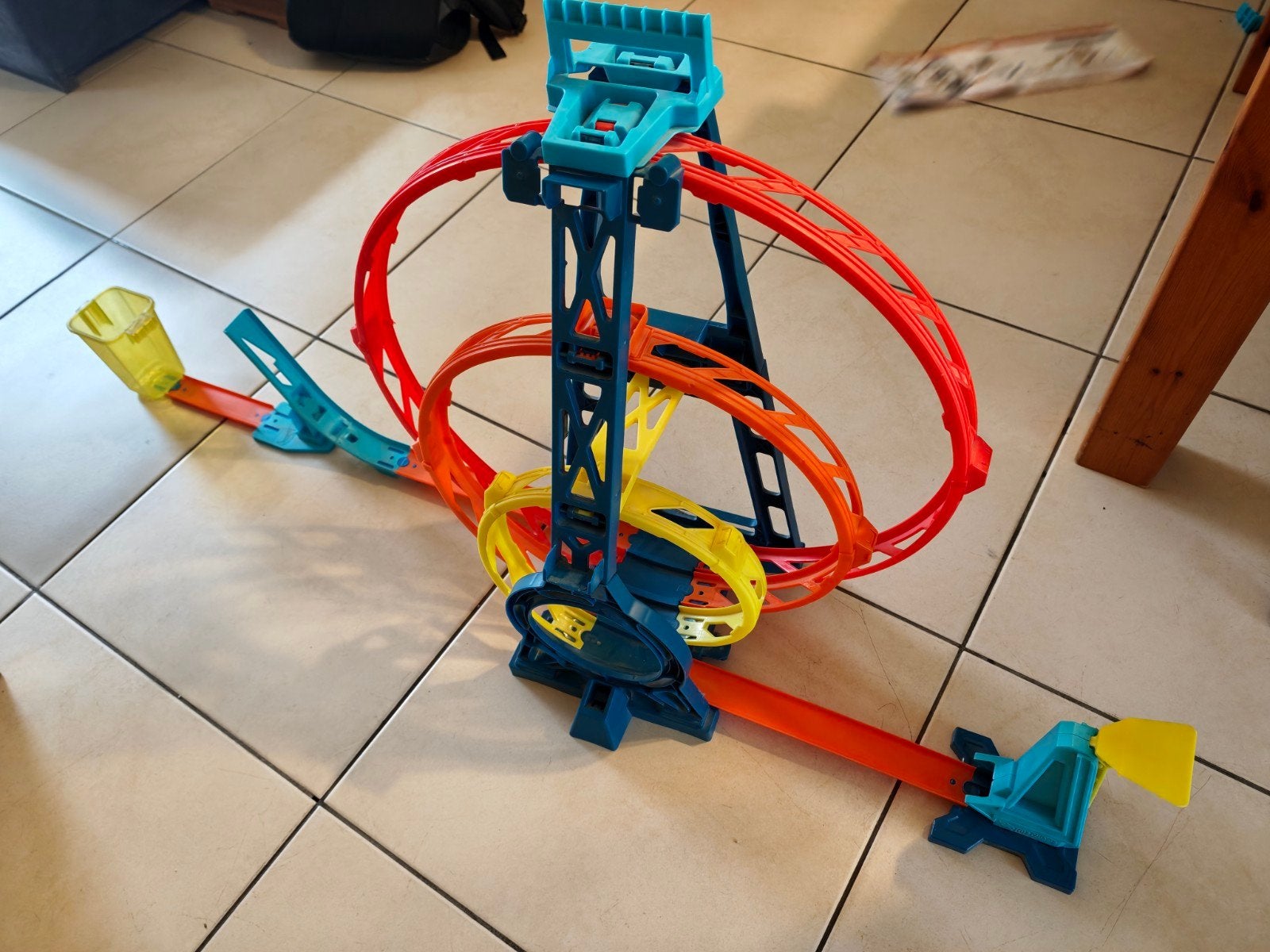 Hotwheels Track Builder Unlimited - Triple Loop, Enfants & Bébés, Enlèvement, Hot Wheels, Manuelle, Avec looping