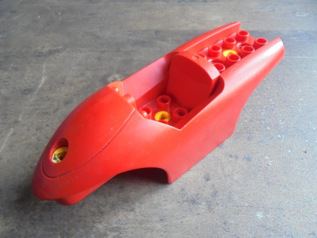 Lego Duplo Toolo Racer Body 4x2 Studs in Back (zie foto's), Enlèvement ou Envoi, Utilisé, Briques en vrac, Duplo