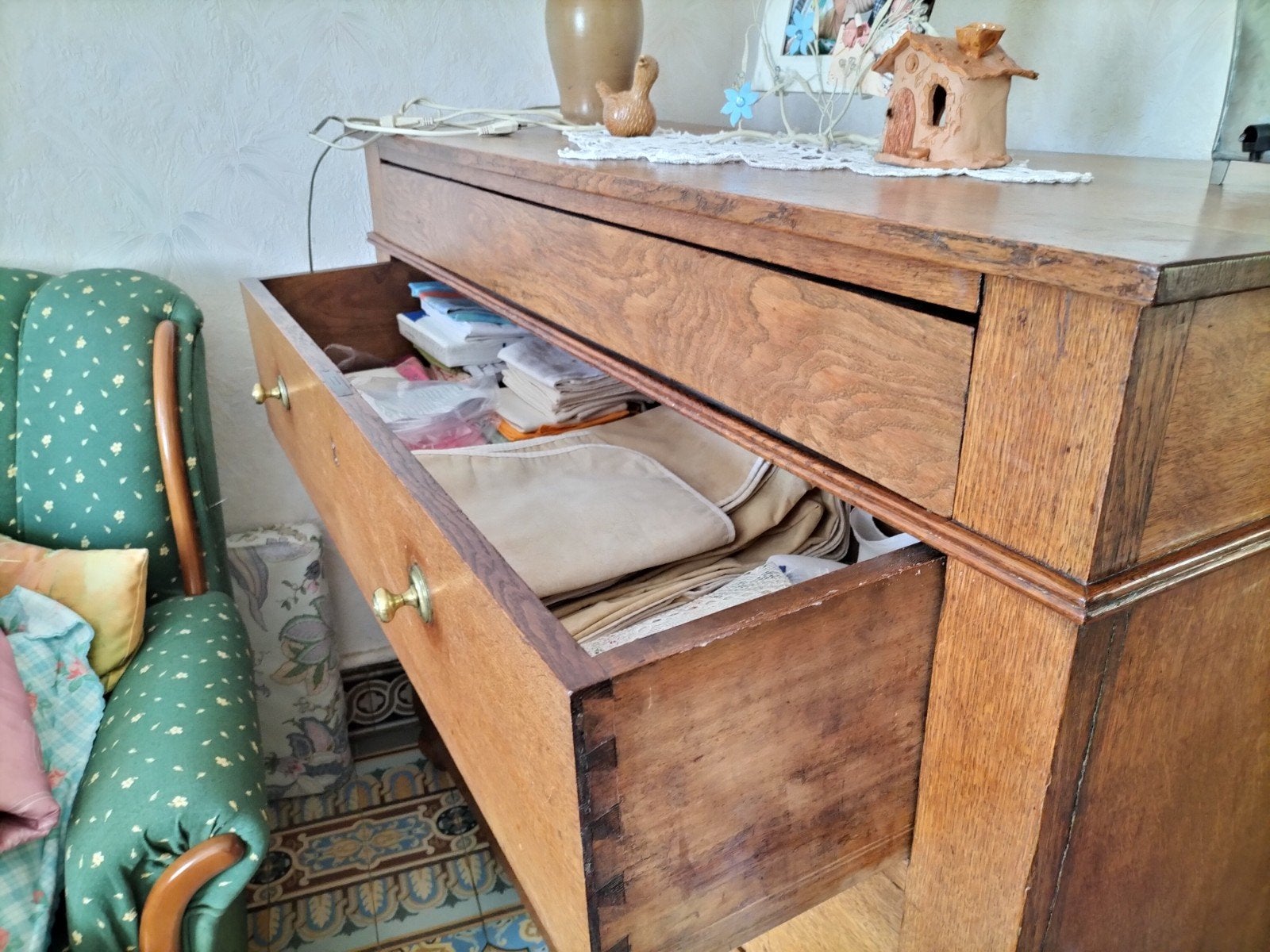 Vends commode chêne, Enlèvement ou Envoi