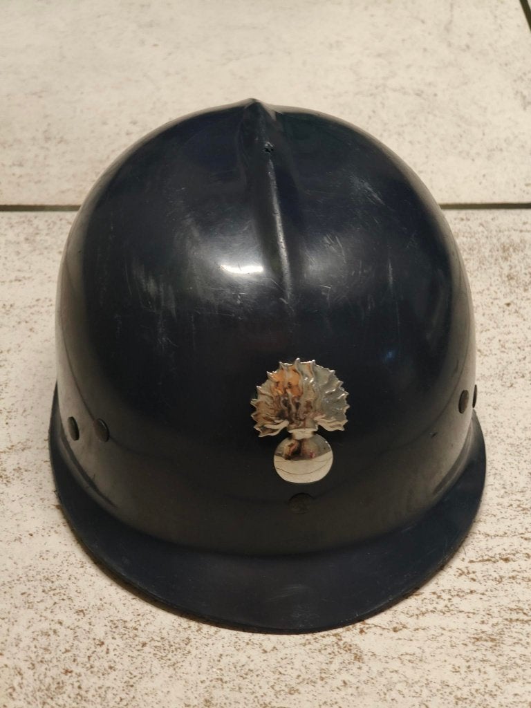 Helm Belgische Rijkswacht, Verzamelen, Ophalen of Verzenden, Rijkswacht, Helm of Baret