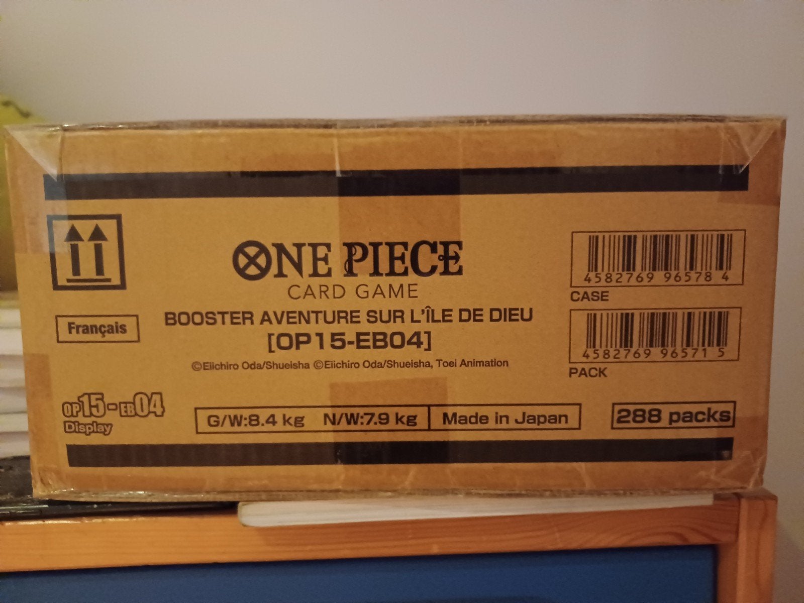 Case OP15 Aventure sur l'Ile de Dieu FR / TCG One Piece, Enlèvement, Neuf