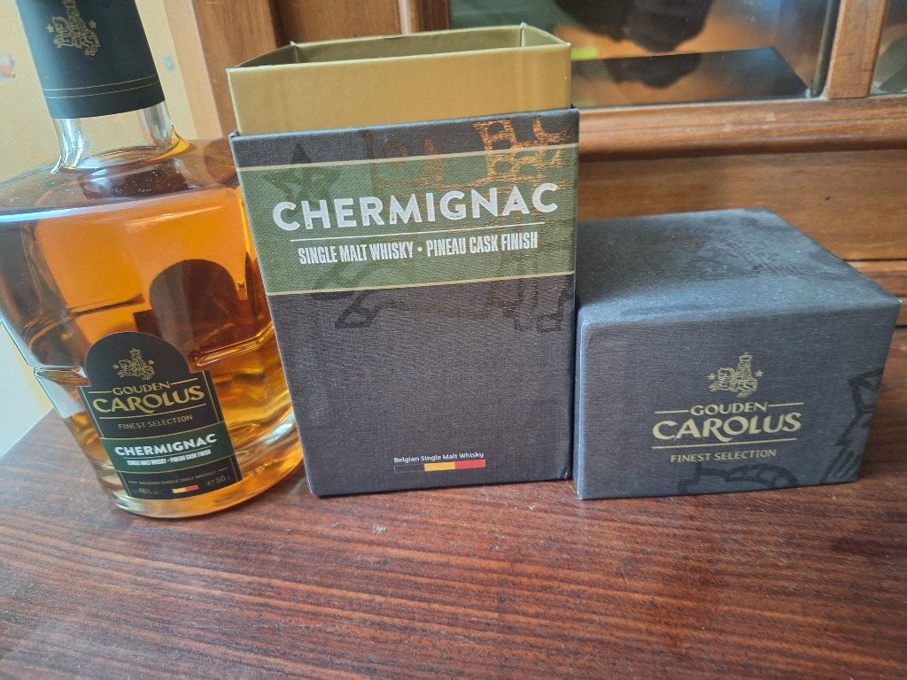 Whisky gouden carolus chermignac, Verzamelen, Wijnen, Ophalen of Verzenden