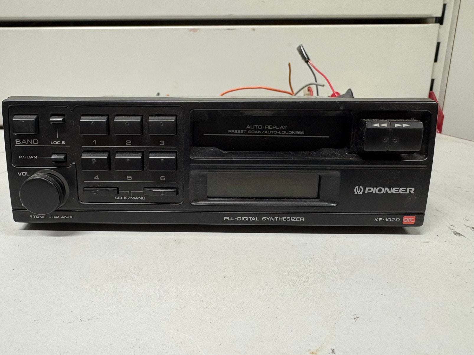 Pioneer KE-1020 ARC vintage cassette-autoradio, Ophalen of Verzenden, Gebruikt