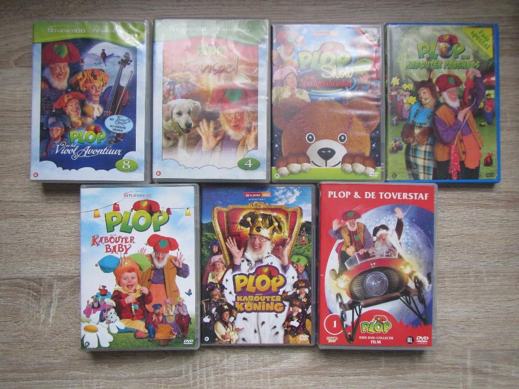 Lot Kabouter Plop Dvd's, Cd's en Dvd's, Dvd's | Kinderen en Jeugd, Zo goed als nieuw, Film, Overige genres, Alle leeftijden, Ophalen of Verzenden