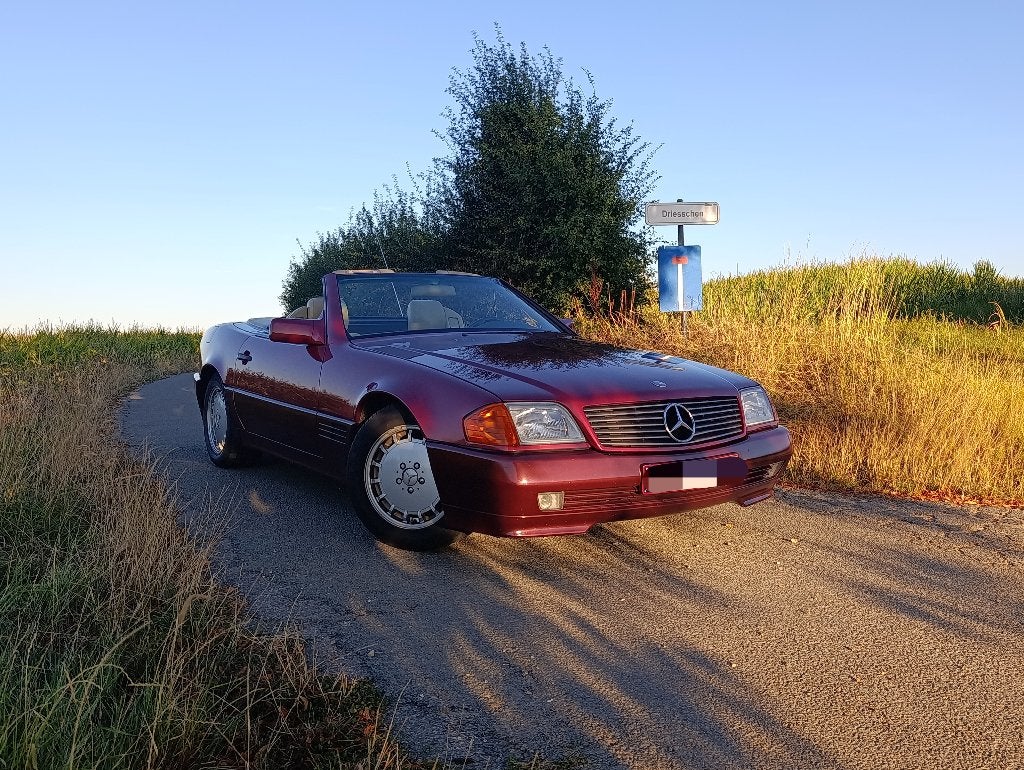 Mercedes-Benz 300 SL cabriolet R129 de 1989, Cuir, Achat, Carnet d'entretien, Cruise Control