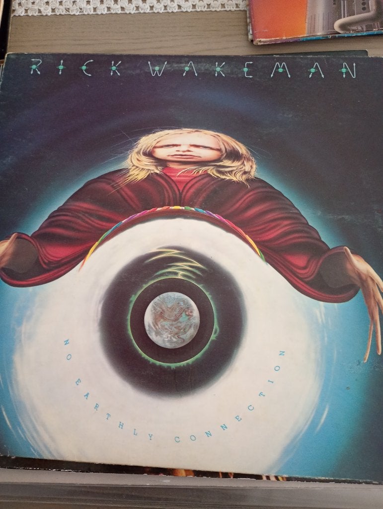 Rick Wakeman - No earthly connections, LP, Gebruikt, Fotohoes, 12 inch