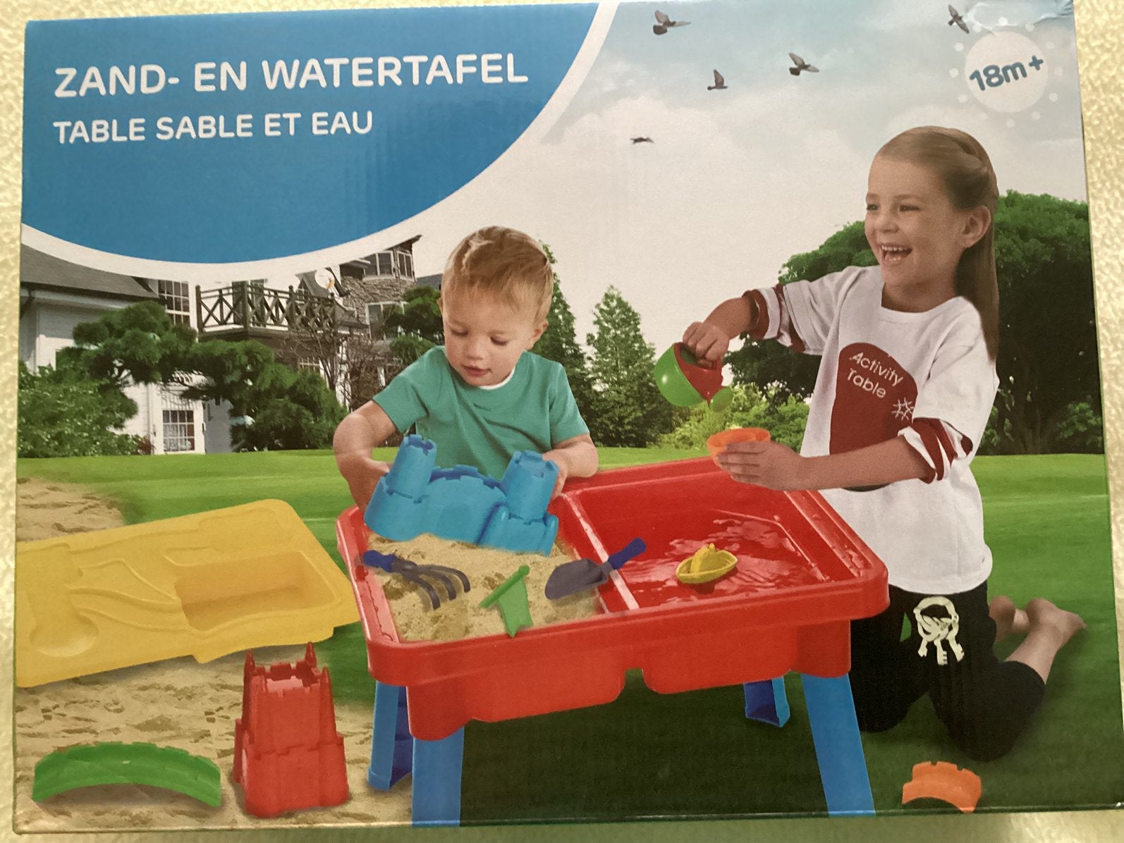Zand en watertafel nieuw in doos., Ophalen of Verzenden, Zo goed als nieuw