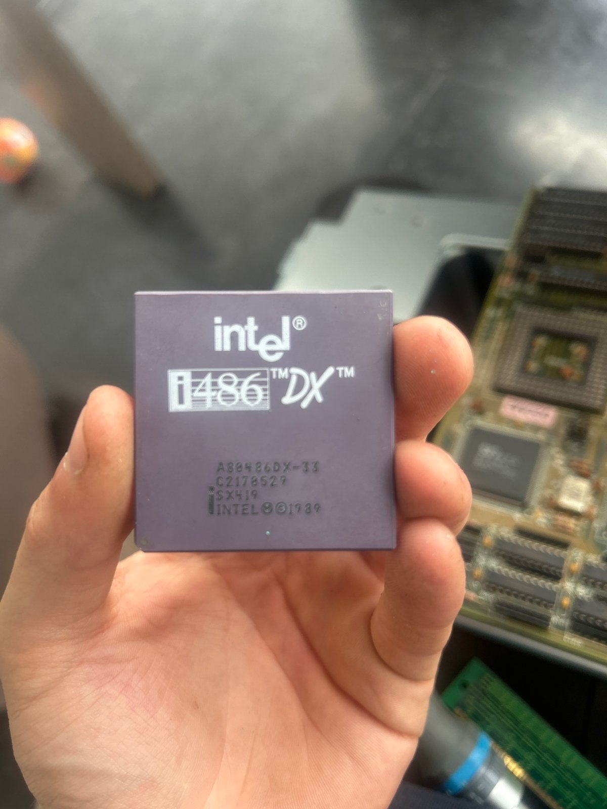 Intel i486 dx, Computers en Software, Processors, Ophalen of Verzenden, Zo goed als nieuw