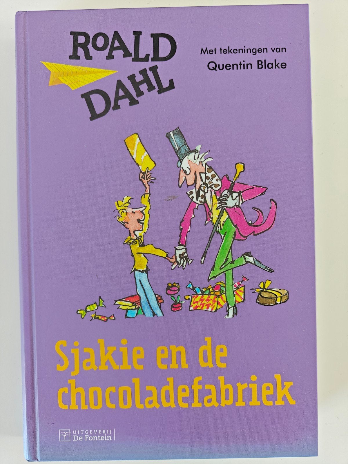 Sjakie en de chocoladefabriek - Roald Dahl, Boeken, Ophalen, Zo goed als nieuw, Roald Dahl