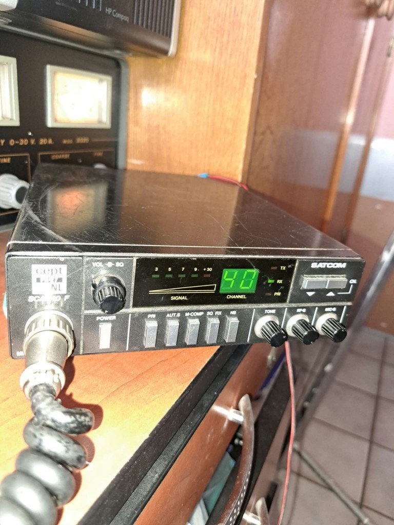 zender cb satcom, Telecommunicatie, Ophalen of Verzenden, Gebruikt, Zender