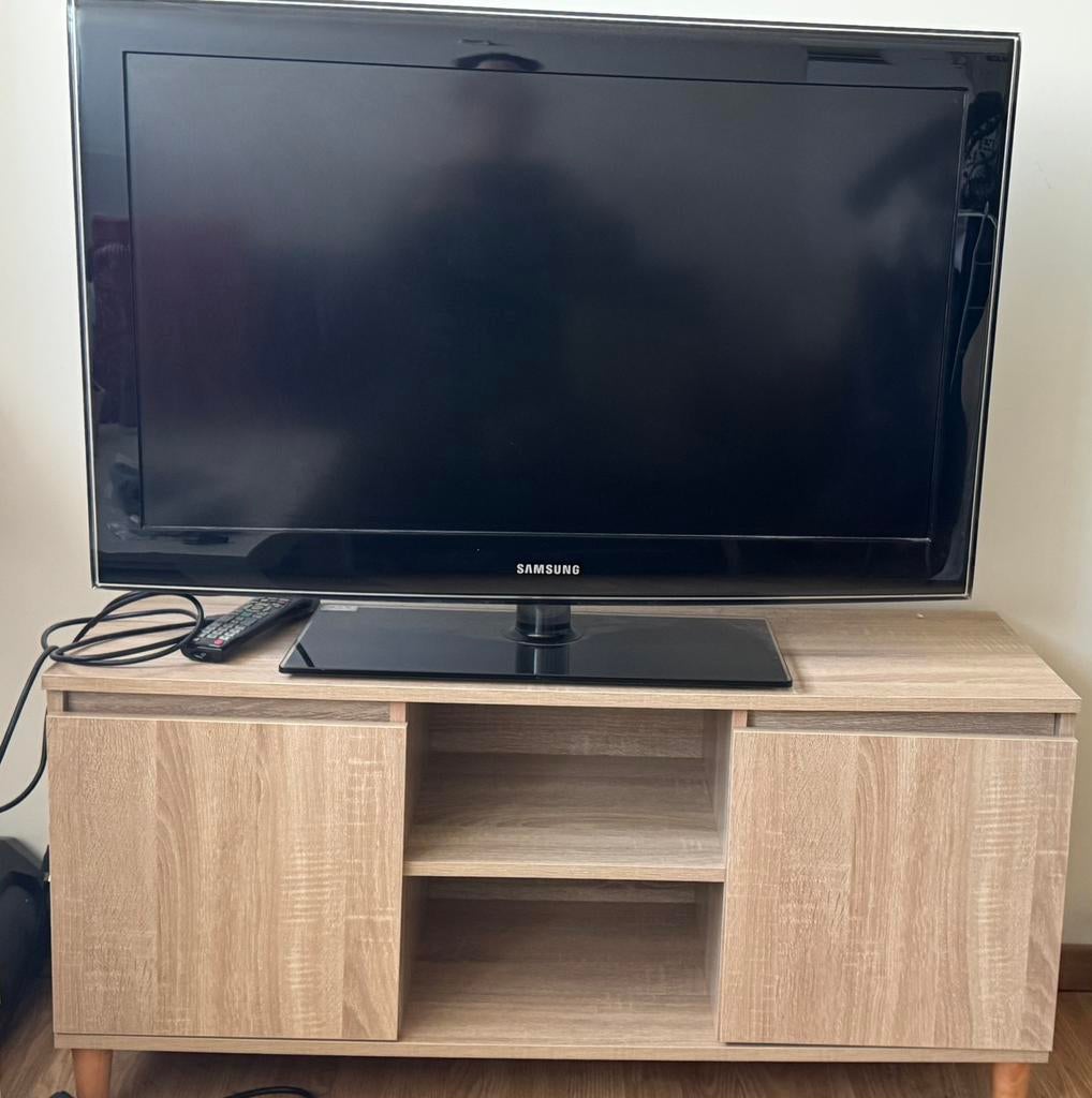TV Samsung 37” + TV kast – set prijs, moet weg!, Audio, Tv en Foto, Televisies, Ophalen, Gebruikt, LCD, Samsung