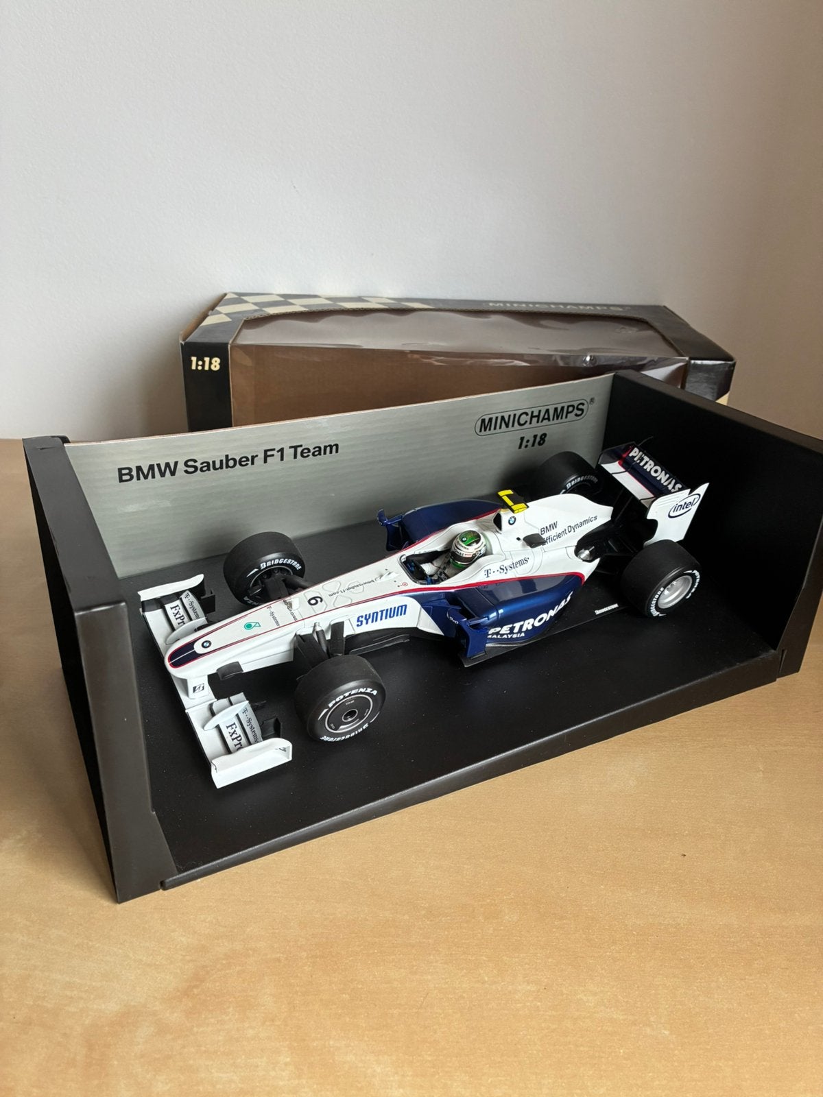 BMW F1 1:18 Minichamps, Enlèvement ou Envoi, Comme neuf, Voiture, MiniChamps