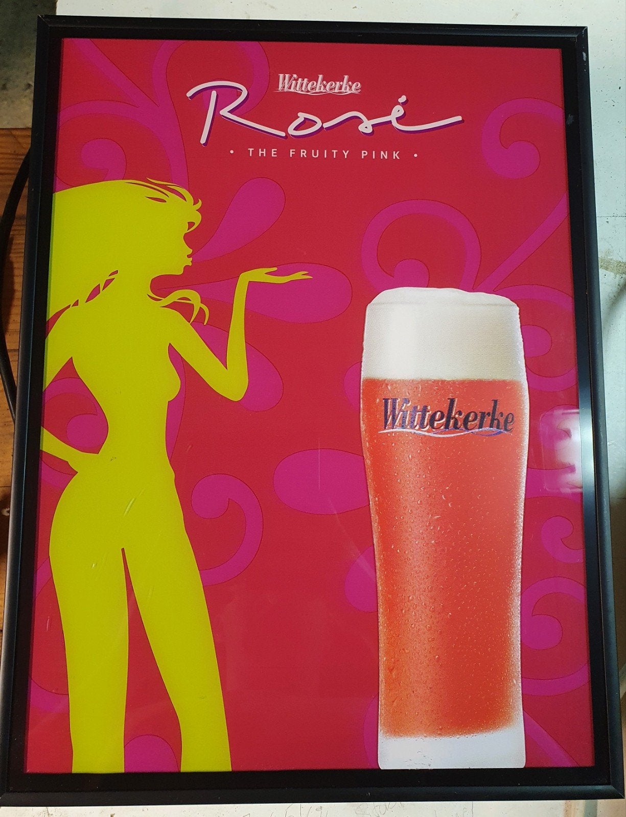 Retro Wittekerke Rosé Lichtbak - Bavik -, Ophalen of Verzenden