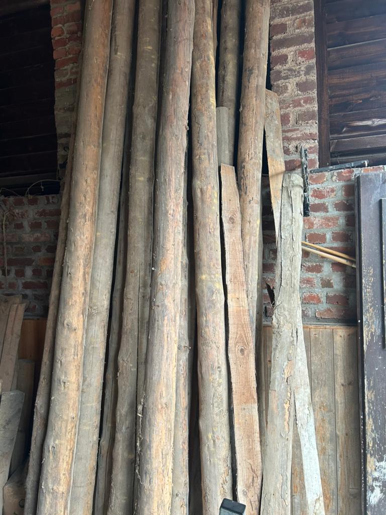 Bois (madrier, planches, perches), Enlèvement, Utilisé, Planches