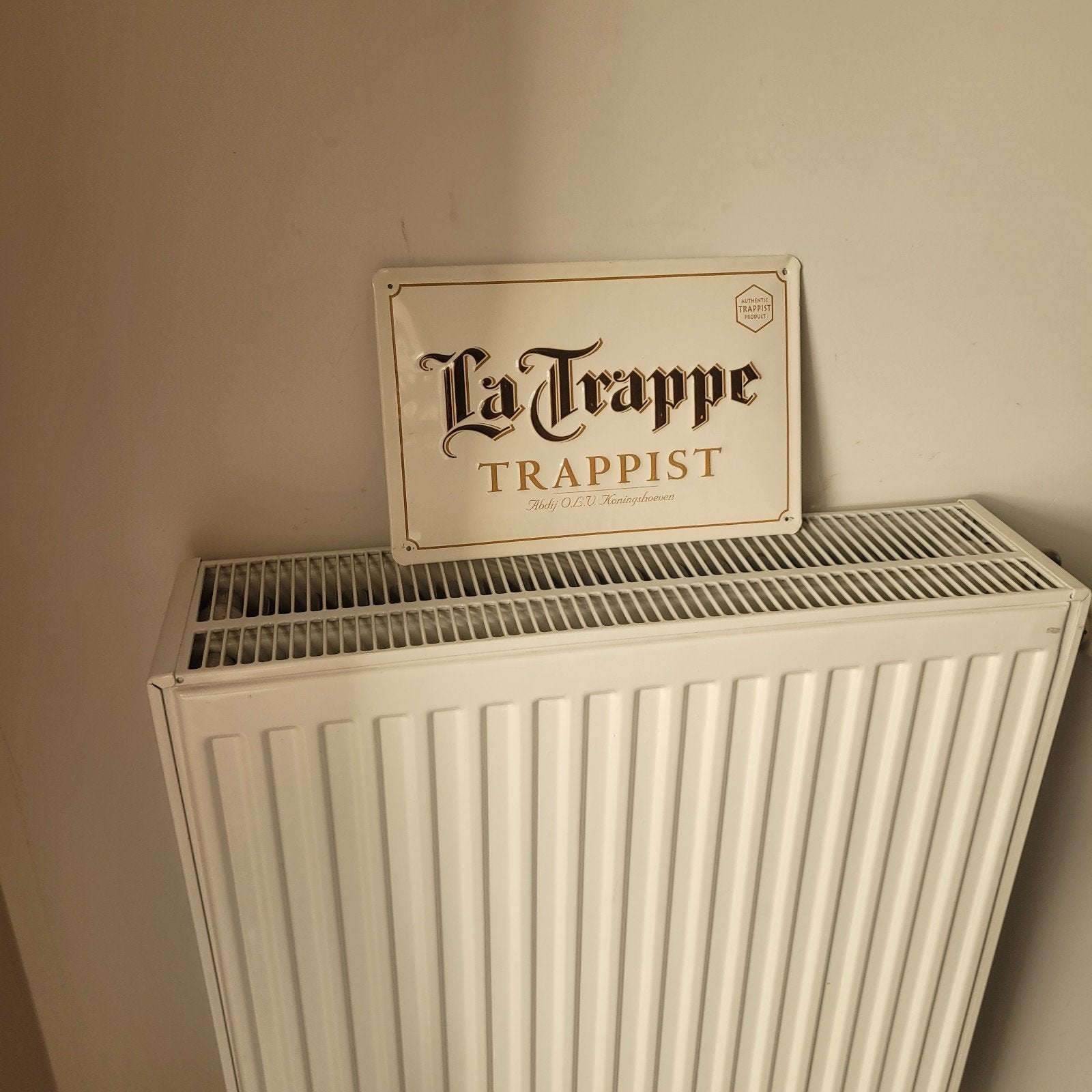 plaque en métal la trappe, Enlèvement ou Envoi, La Trappe