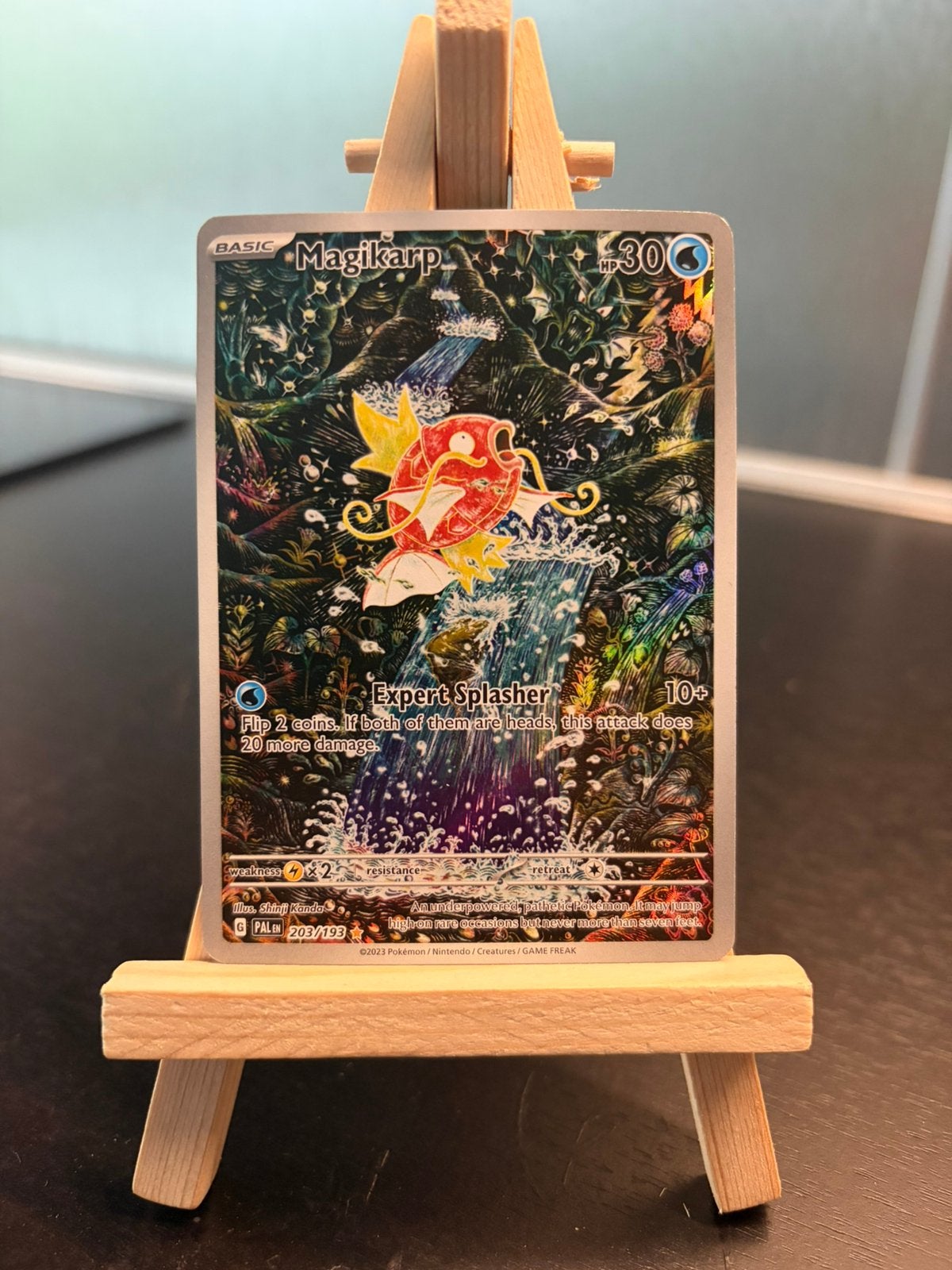 Magikarp 203/193, Ophalen of Verzenden, Gebruikt, Losse kaart, Foil