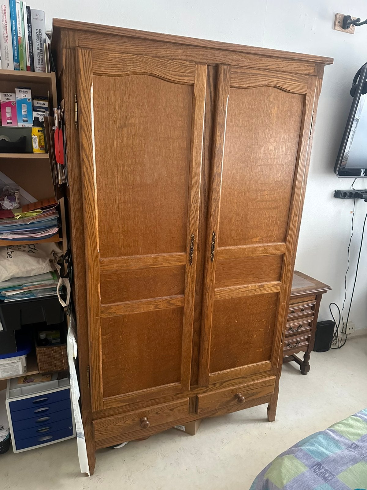 Armoire de rangement 180 x 106 x 55 cm – Bon état, Maison & Meubles, Armoires | Penderies & Garde-robes, 100 à 150 cm, Utilisé