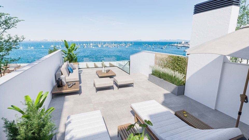 Strand appartement San Pedro del Pinatar, Immo, 45 m², Appartement, 3 kamers, Spanje