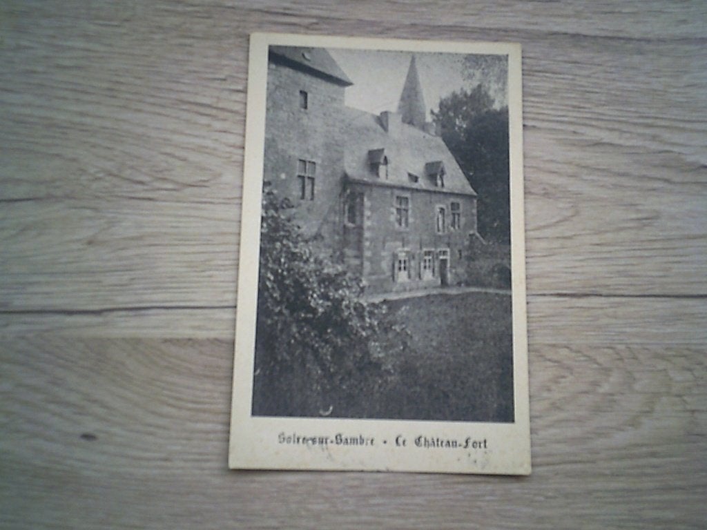 SOLRE s/Sambre: Le Château - Fort, Enlèvement ou Envoi, Avant 1920, Non affranchie, Hainaut