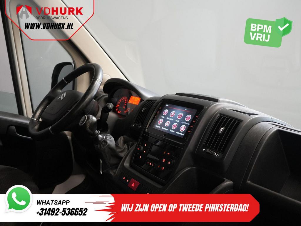 Citroën Jumper 2.2 HDI 120 pk L2H2 Carplay/ Navi/ Climate/ C, Auto's, Citroën, Wit, Bedrijf, Parkeersensor