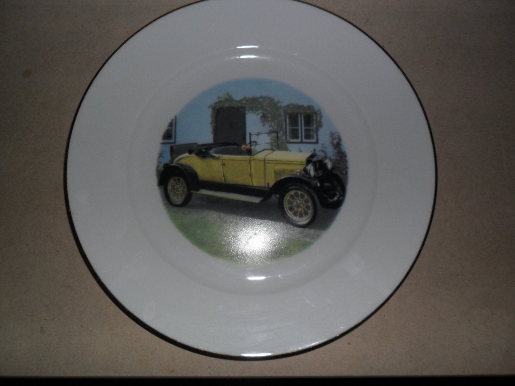 te koop sierbord met RETRO AUTO limoges france, Verzamelen, Ophalen