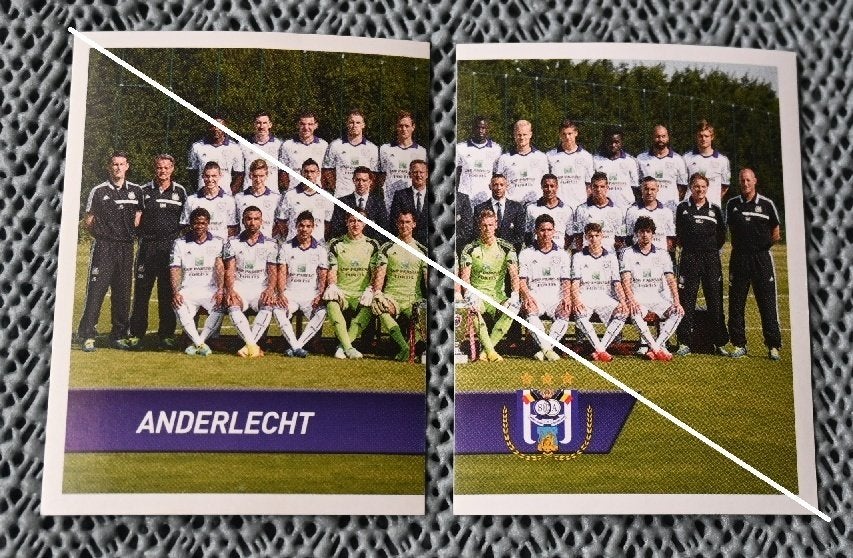 Photo de l'équipe Panini Football 2014 du RSC Anderlecht, Collections, Envoi, Neuf, Affiche, Image ou Autocollant