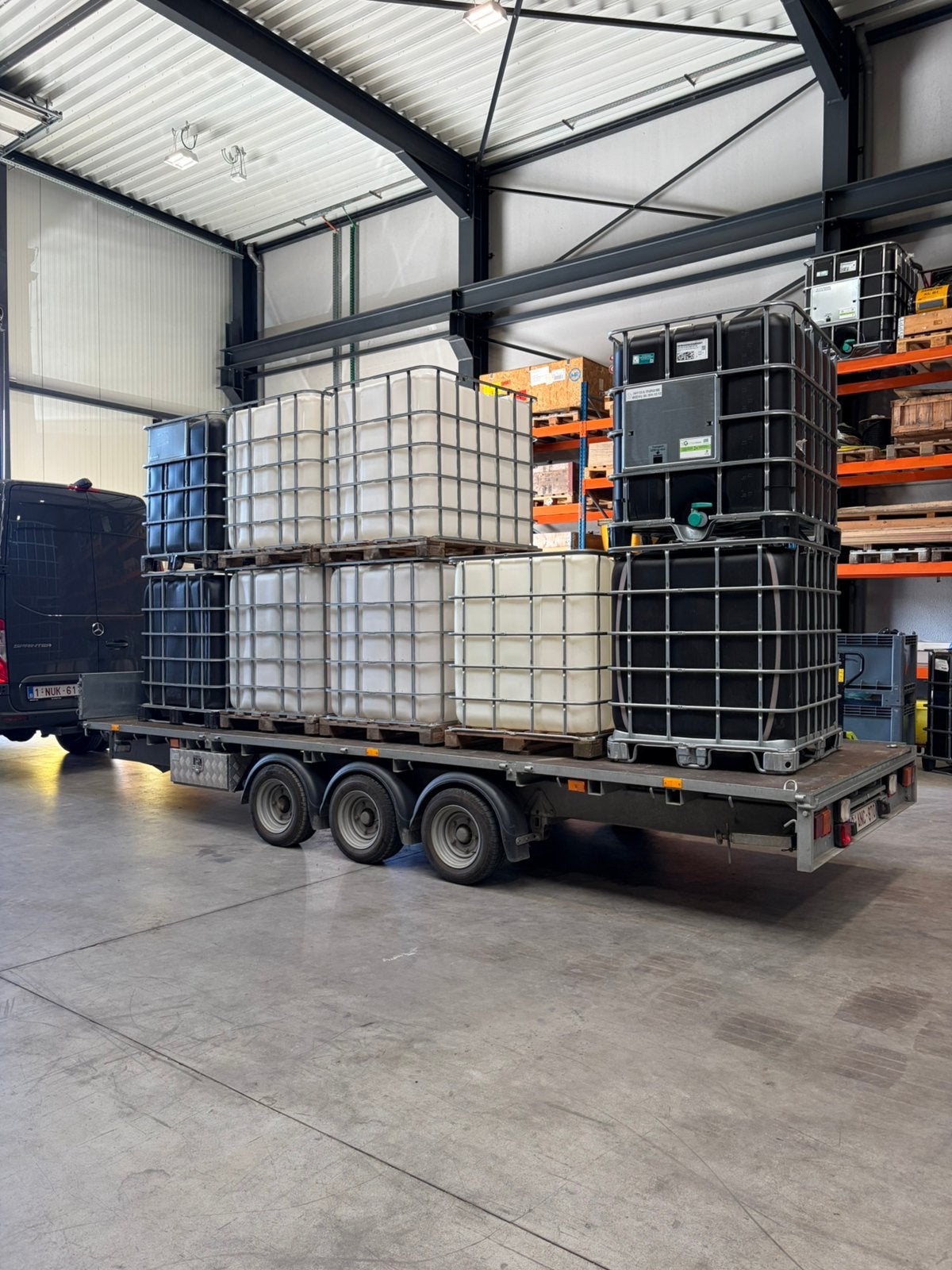 1000L ibc containers, Ophalen, Zo goed als nieuw