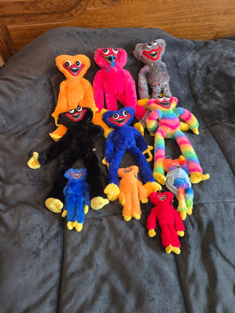10 pluchen knuffels, Enlèvement
