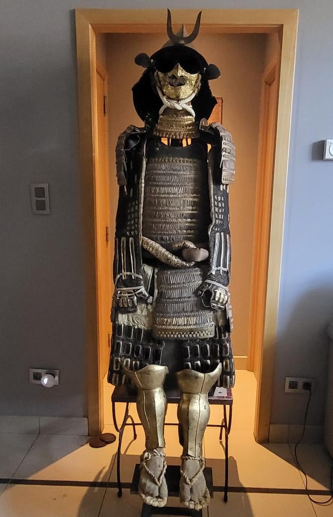 Japanse antieke Eboshi Yoroi-set Royal Armor van Busho/Shogu, Ophalen of Verzenden