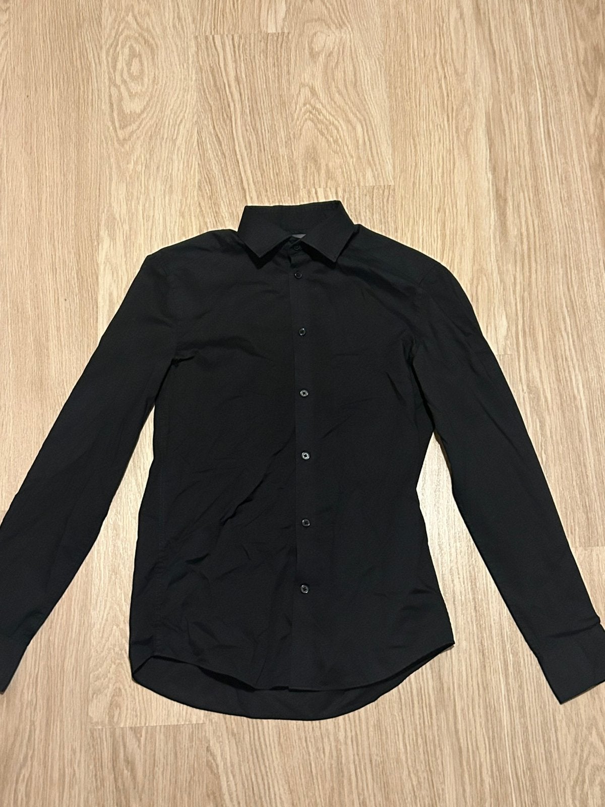 Classic hemd, Kleding | Heren, Ophalen of Verzenden, Zo goed als nieuw, Zwart