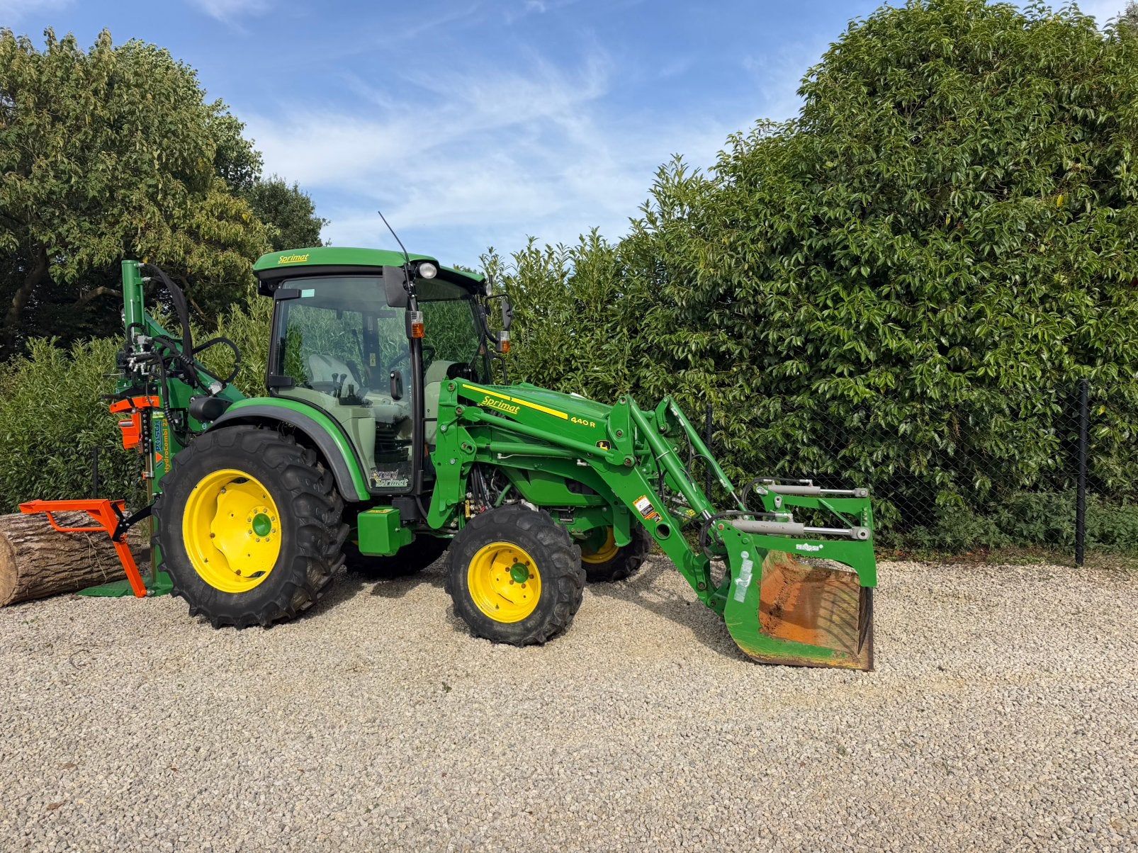 John Derre 4066R avec chargeur 440R, Articles professionnels, Jusqu'à 2500, Jusqu'à 80 ch, Enlèvement, Neuf