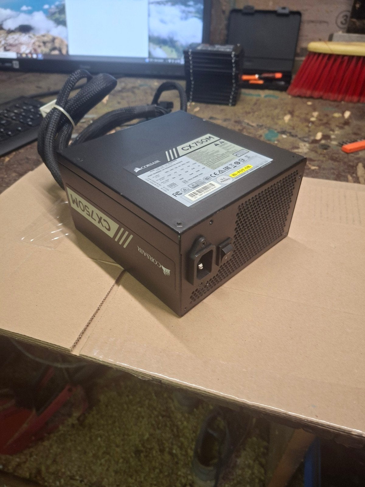 Alimentation Corsair CX750M – 750W (Semi-modulaire), Enlèvement ou Envoi, Utilisé