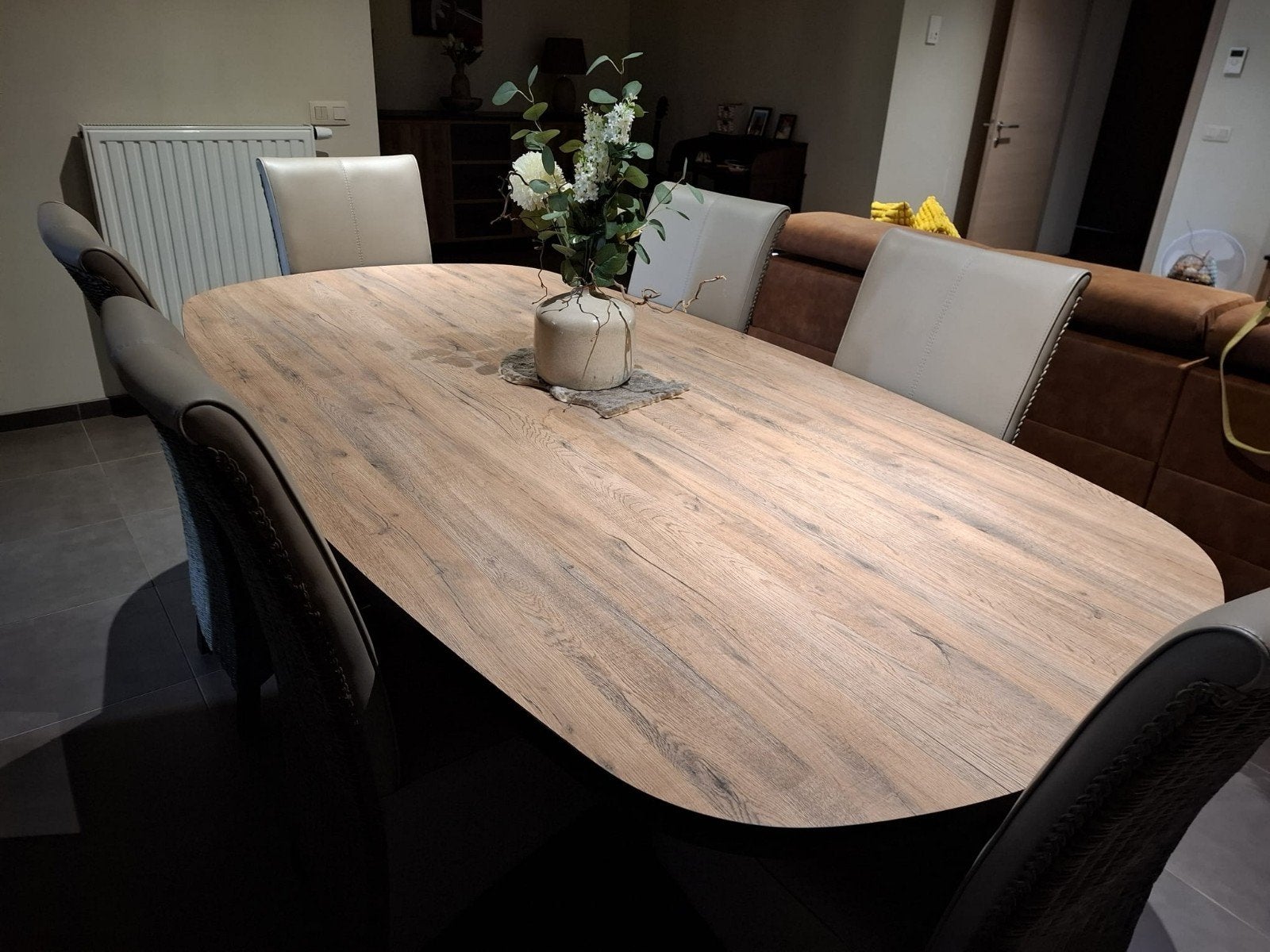 Vitrine, meuble TV, table et chaises, Enlèvement, Comme neuf