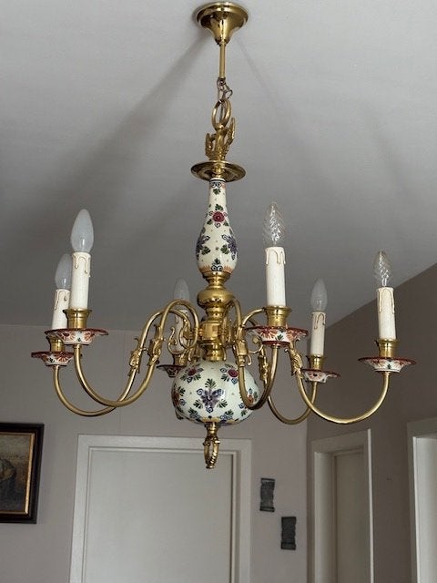 Verlichting Luchters, Maison & Meubles, Lampes | Lustres, Enlèvement, Comme neuf, Verre