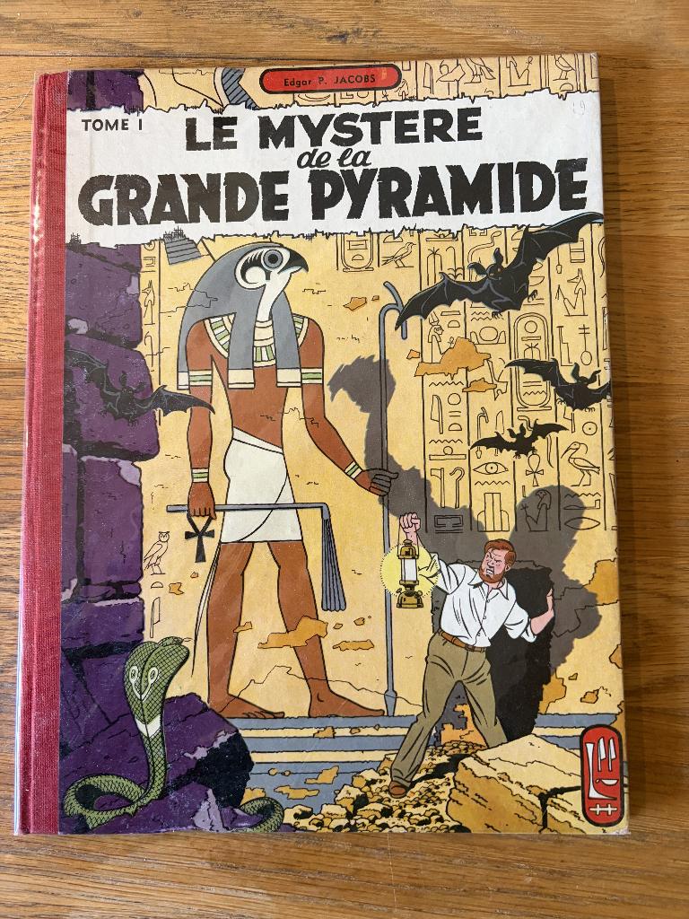 Le mystère de la grande pyramide, tome 1, Enlèvement ou Envoi, Edgar P. Jacobs, Une BD, Utilisé