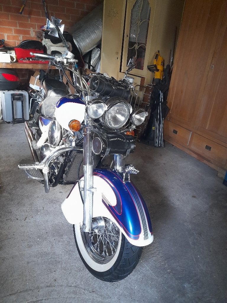 mooie vulcan kawasaki model indiane store 1500cc, Permis Moto A, Occasion, Plus de 35 kW, 2 cylindres