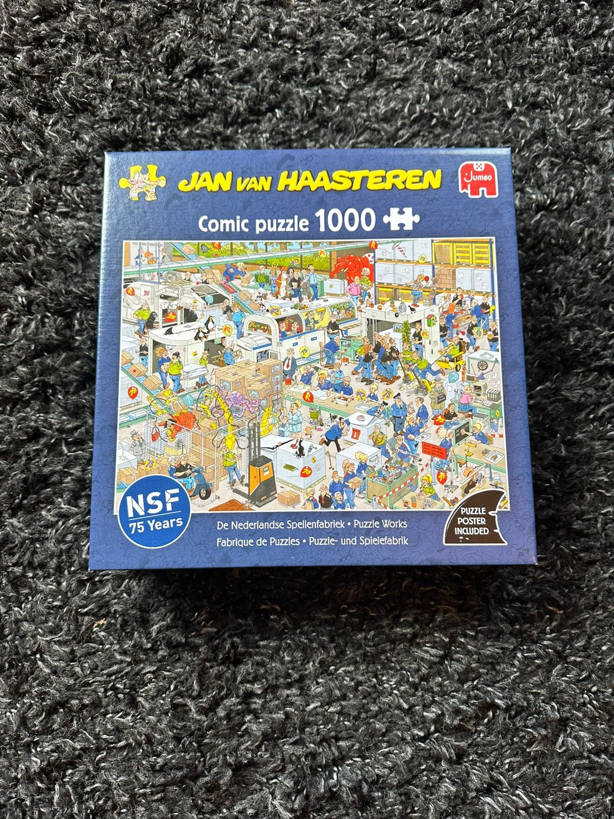 JAN van HAASTEREN: Nederlandse spellenfabriek 1000 stukjes, Ophalen, Zo goed als nieuw
