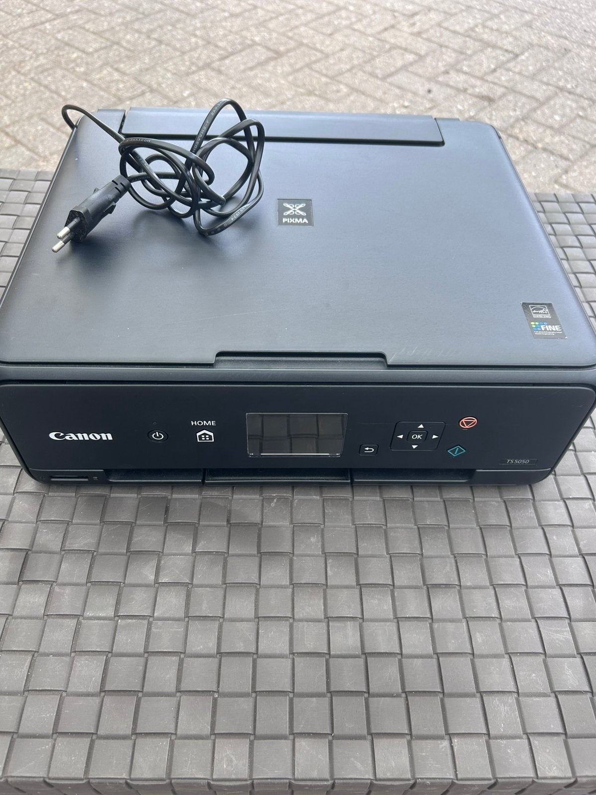 Canon PIXMA TS5050 All-in-One Printer (Wi-Fi), Computers en Software, Printers, Printer, Inkjetprinter, Zo goed als nieuw, Draadloos