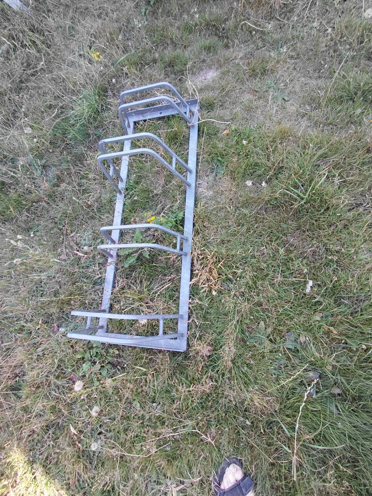 fietsrek, Ophalen
