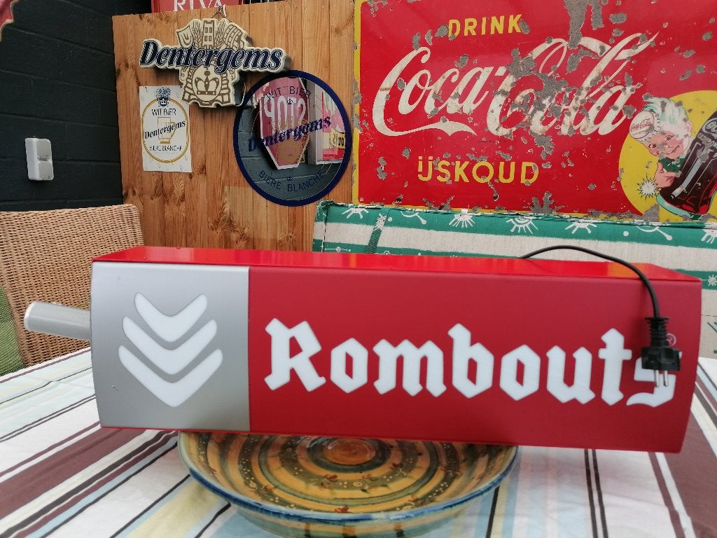 lichtreclame koffie ROMBOUTS  (led), Verzamelen, Ophalen of Verzenden, Zo goed als nieuw